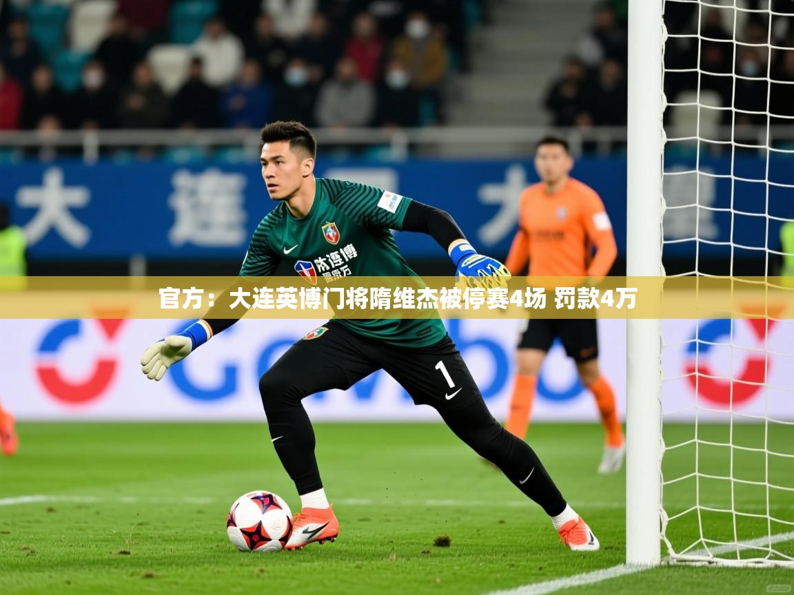 2025米兰体育app官网下载官方:大连英博门将隋维杰被停赛4场 罚款4万 第1张