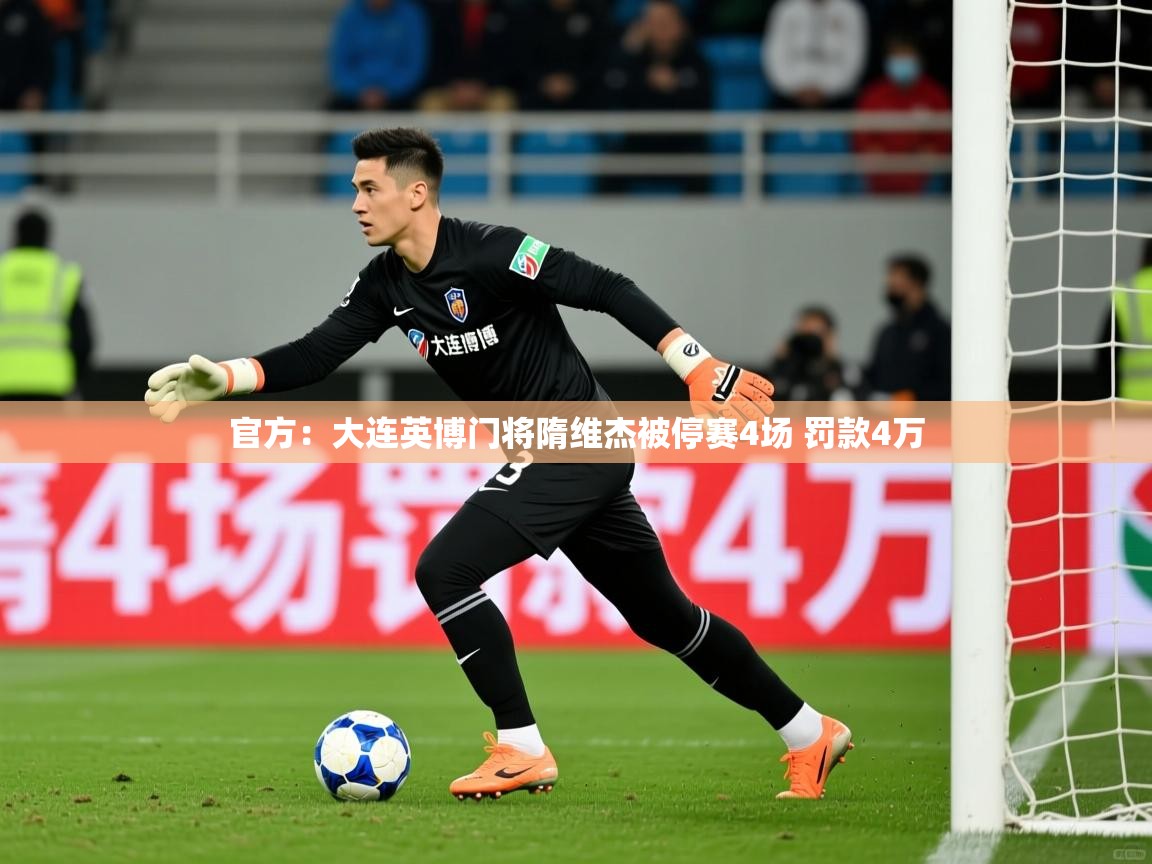 2025米兰体育app官网下载官方:大连英博门将隋维杰被停赛4场 罚款4万 第3张