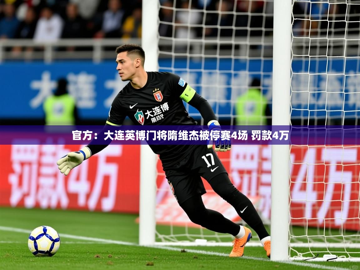 2025米兰体育app官网下载官方:大连英博门将隋维杰被停赛4场 罚款4万 第4张
